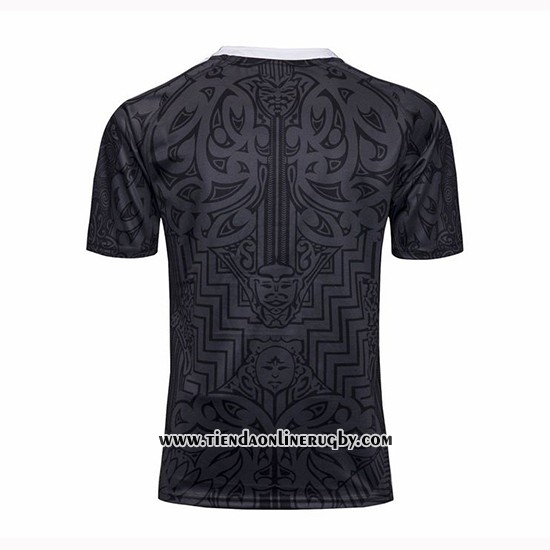 Camiseta Nueva Zelandia All Blacks Maori Rugby 100th Conmemorative